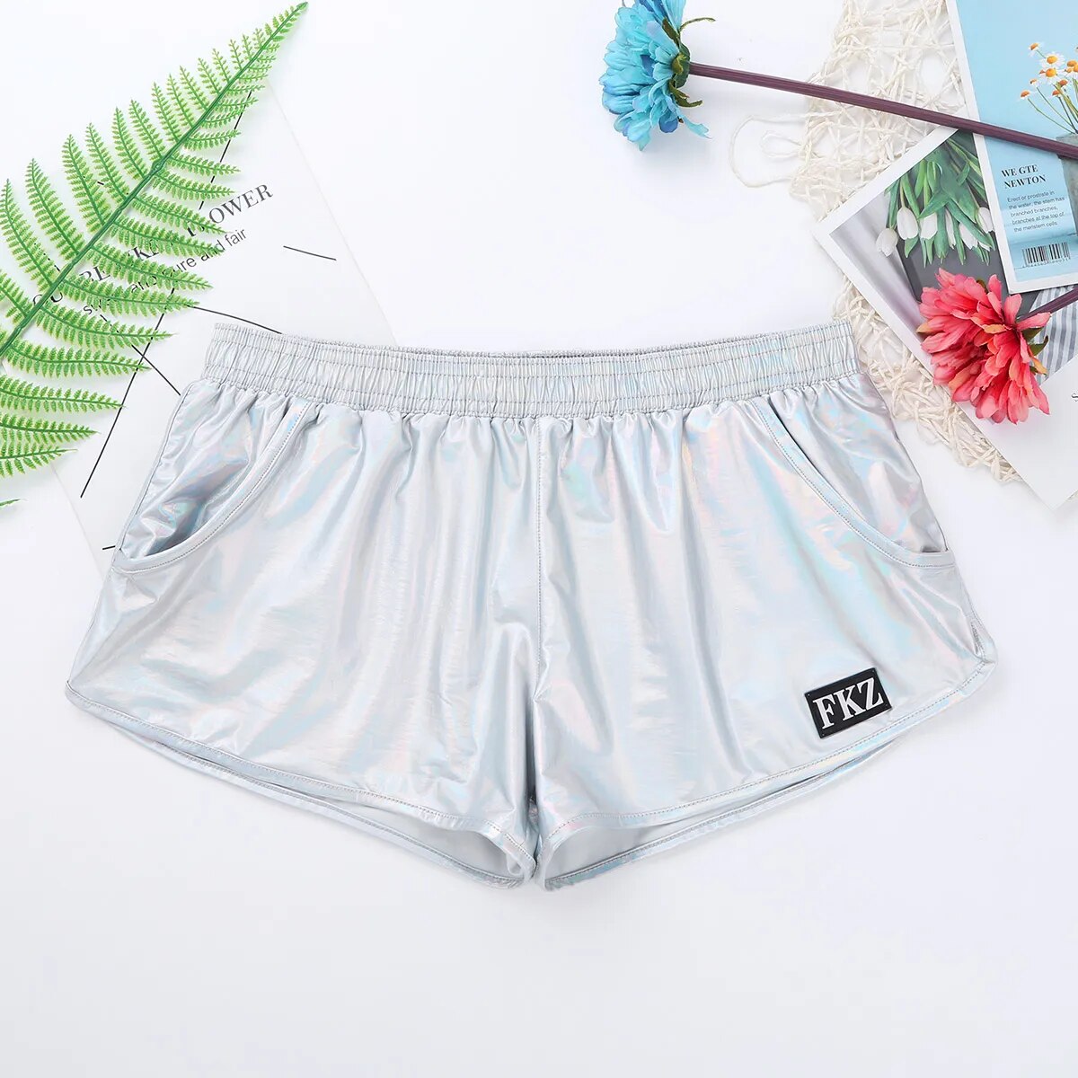 Shiny Metallic Boxer Shorts