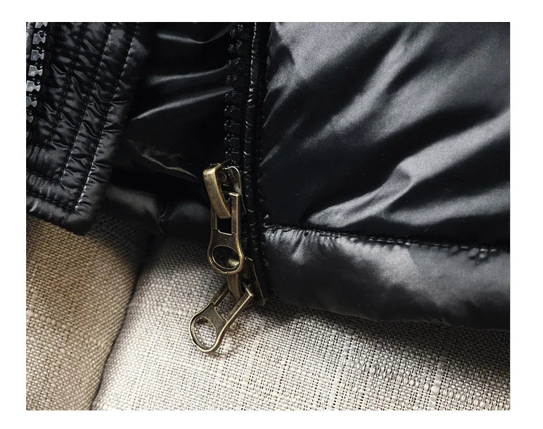 Shiny Duck Down Puffer Jacket