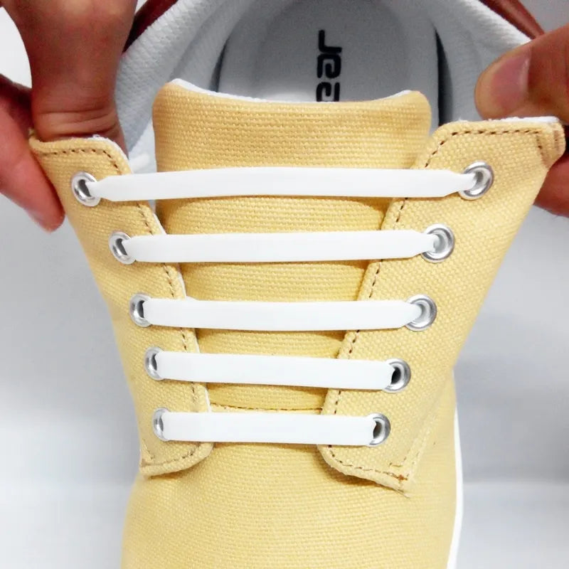 Silicone Shoelaces - 12 pcs