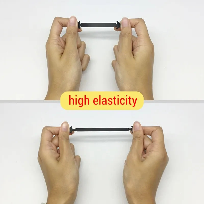 Silicone Shoelaces - 12 pcs