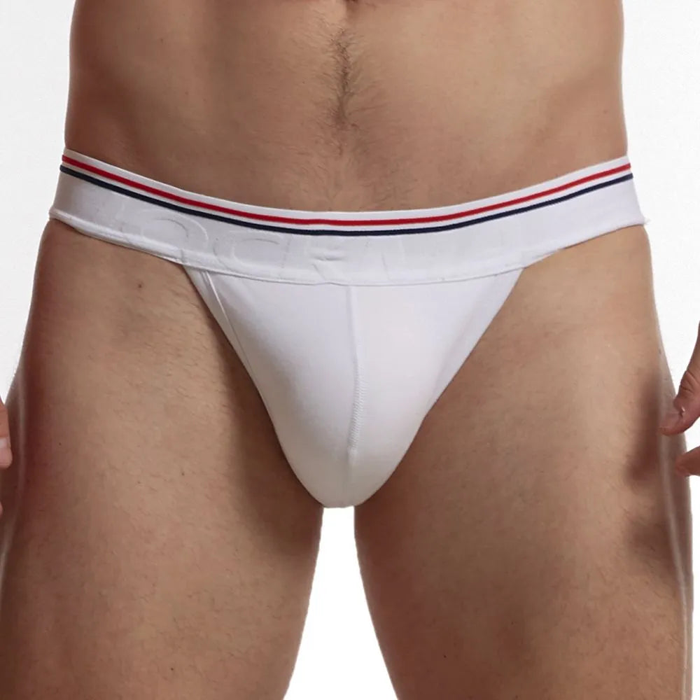 Jockmail sexy roupa interior masculina tanga hombre algodão gay roupa interior dos homens do biquíni cuecas macias dos homens cuecas shorts