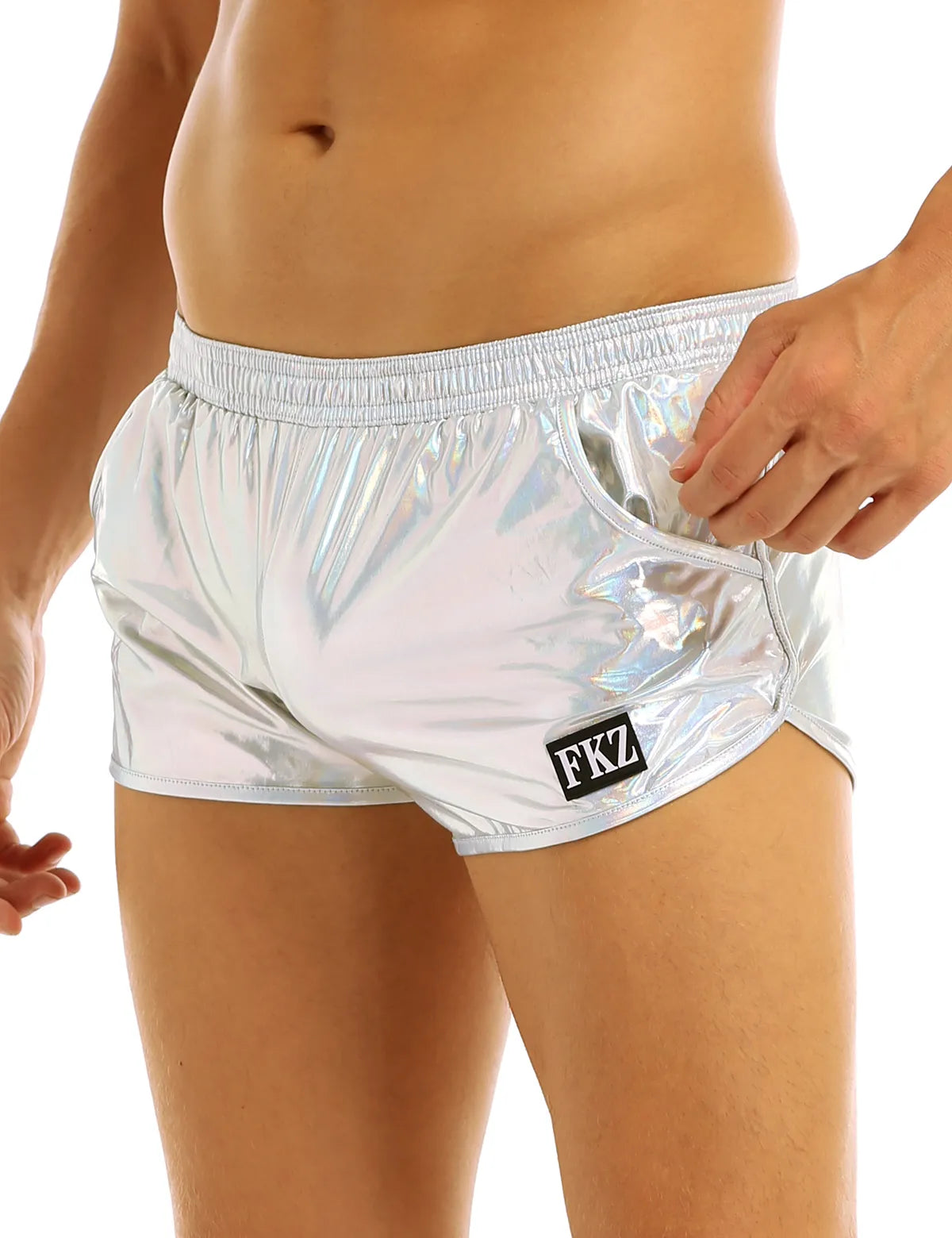 Shiny Metallic Boxer Shorts