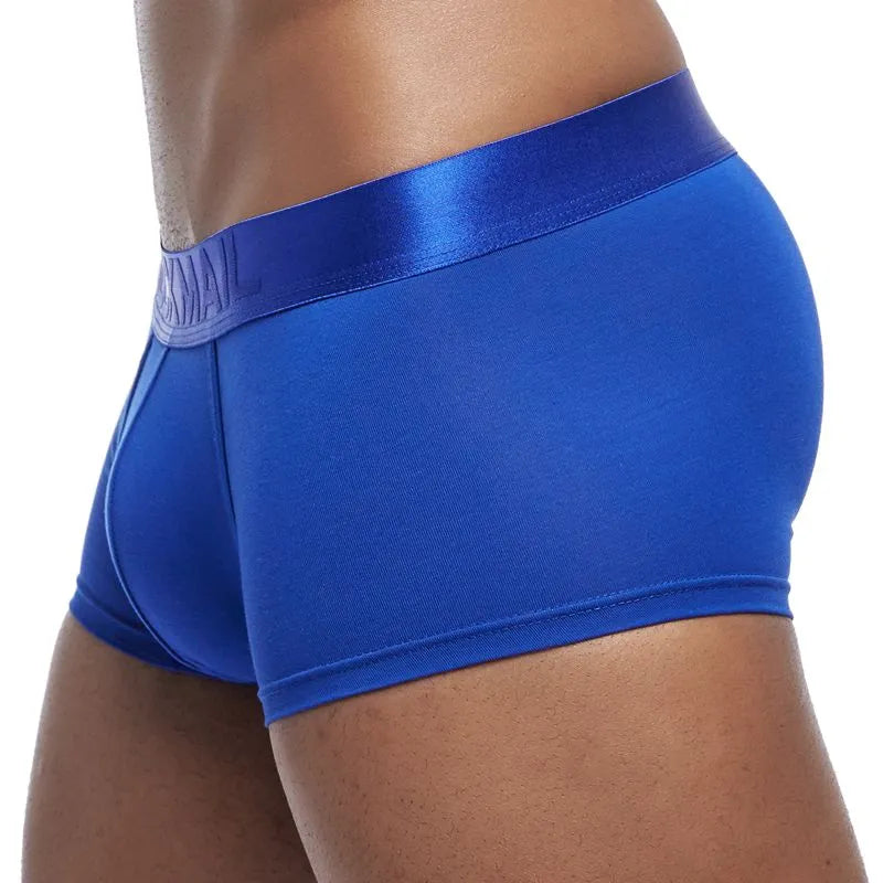 JOCKMAIL transpirable Cueca Boxer homme Modal ropa interior para hombre Boxers U convexo Sexy calzoncillos masculinos boxer Gay bragas pantalones cortos