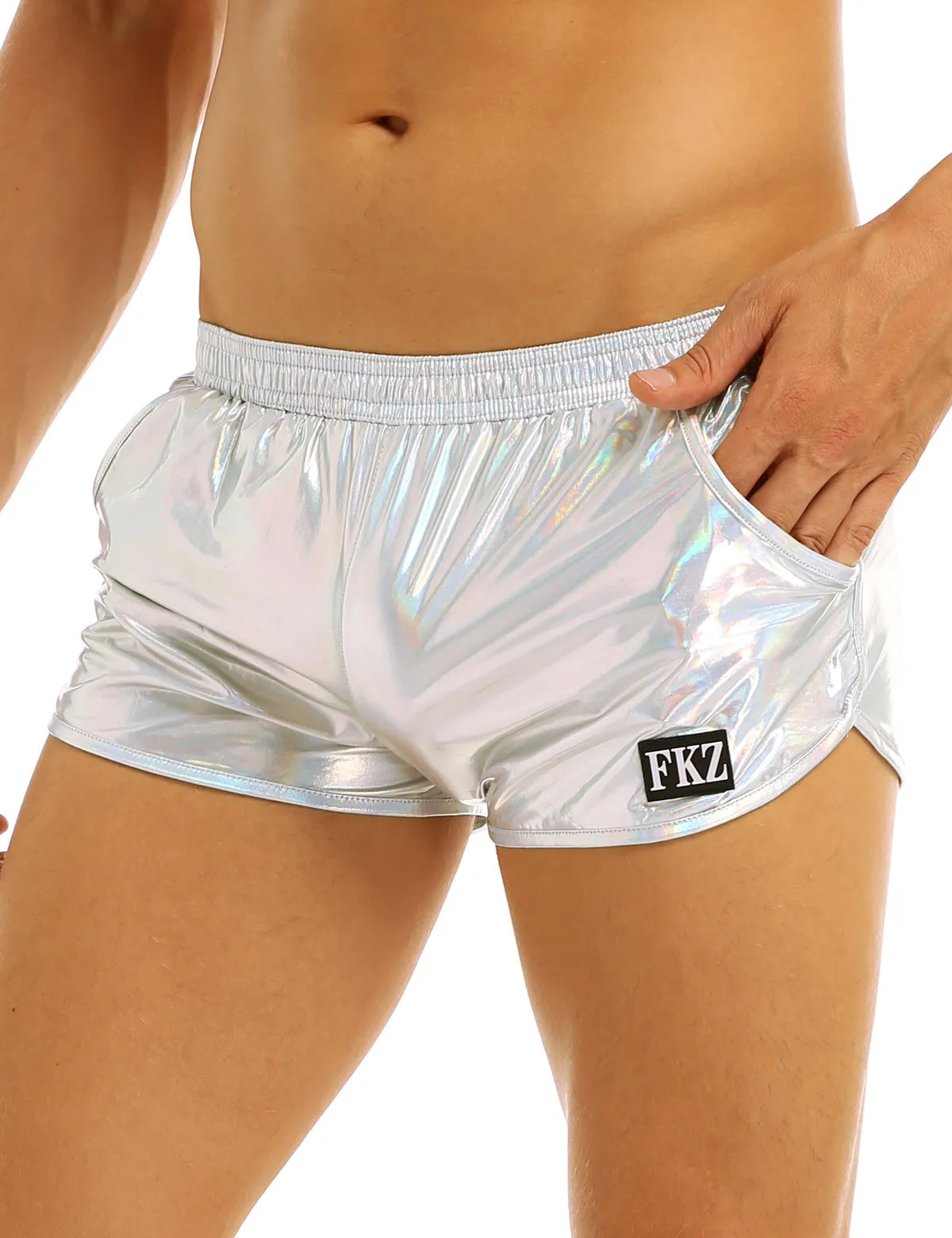 Shiny Metallic Boxer Shorts