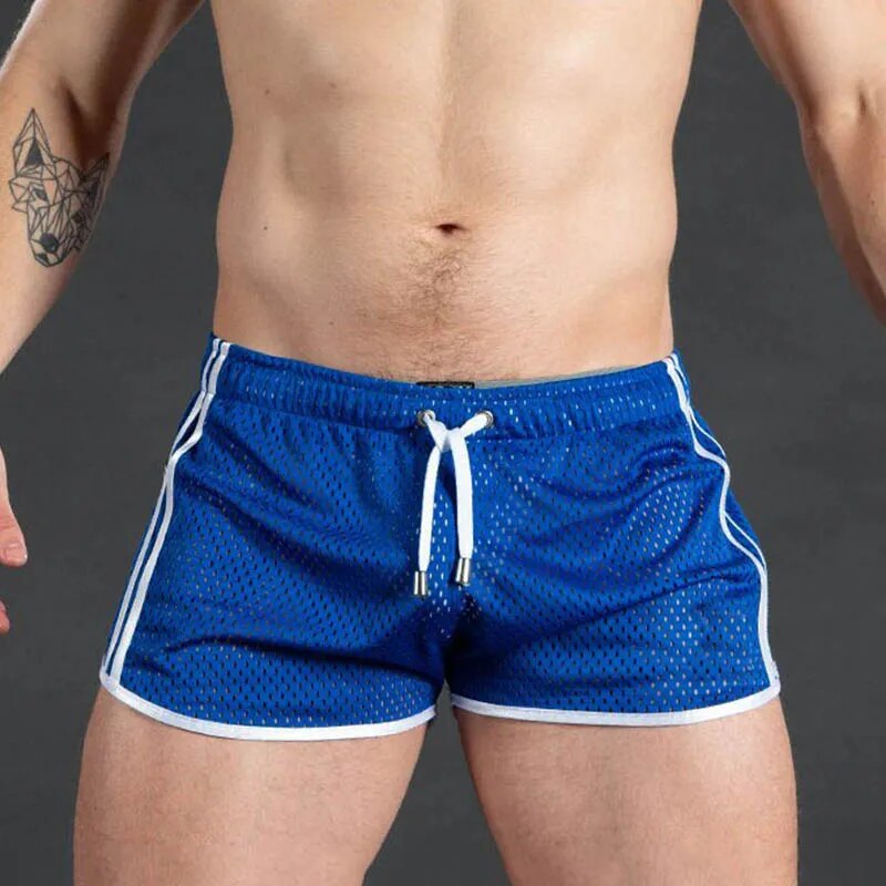 GITF-pantalones cortos deportivos para hombre, pantalón corto de entrenamiento con rejilla de secado rápido, ropa de gimnasio, entrenamiento de fútbol, ​​tenis, playa, natación, novedad