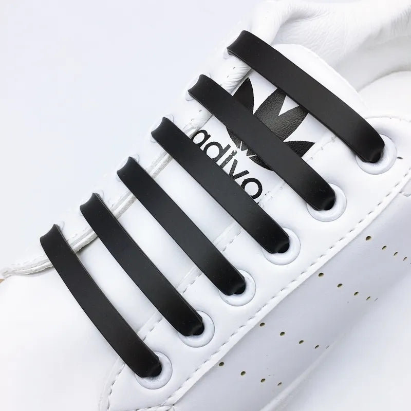 Silicone Shoelaces - 12 pcs