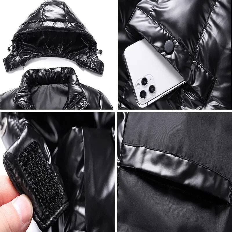 Stylish Shiny Puffer Jackets