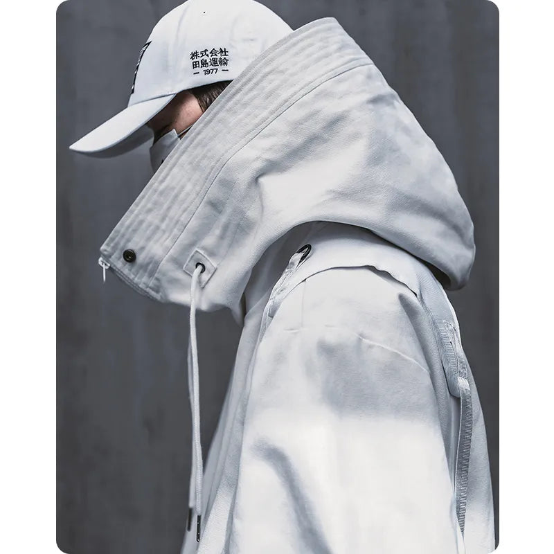 Oversize Gothic Hoodie - Jacket