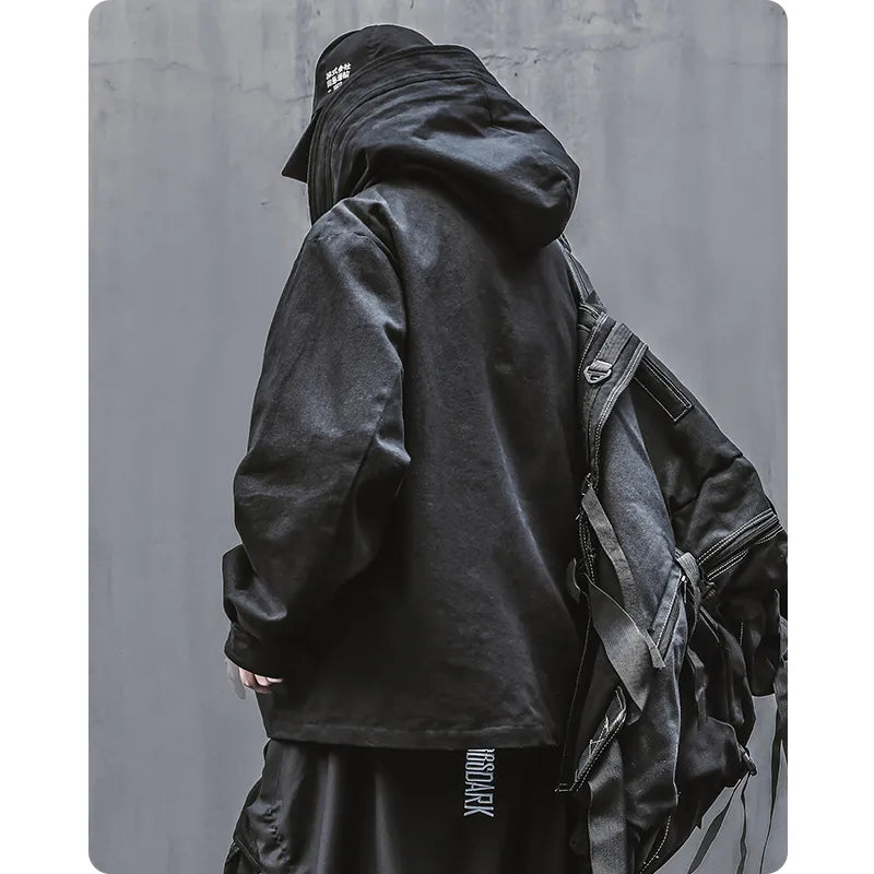 Oversize Gothic Hoodie - Jacket