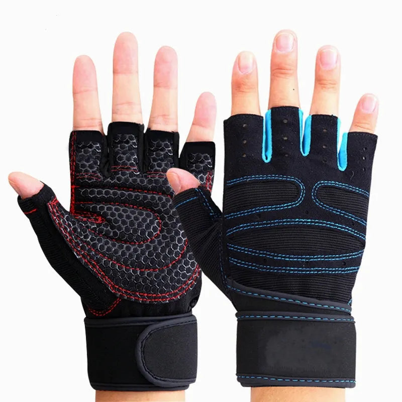 Luvas de ginástica fitness, levantamento de peso, musculação, treinamento, esportes, exercícios, ciclismo, treino, para homens, mulheres, m/g/gg