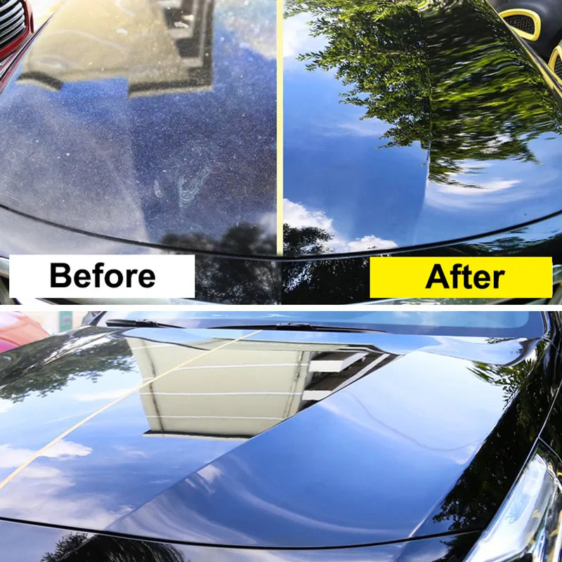 Revestimiento cerámico para pintura de coche HGKJ S6, aerosol de cera para cristal, polímero líquido Nano hidrofóbico, oleofóbico, antilluvia, cuidado del coche
