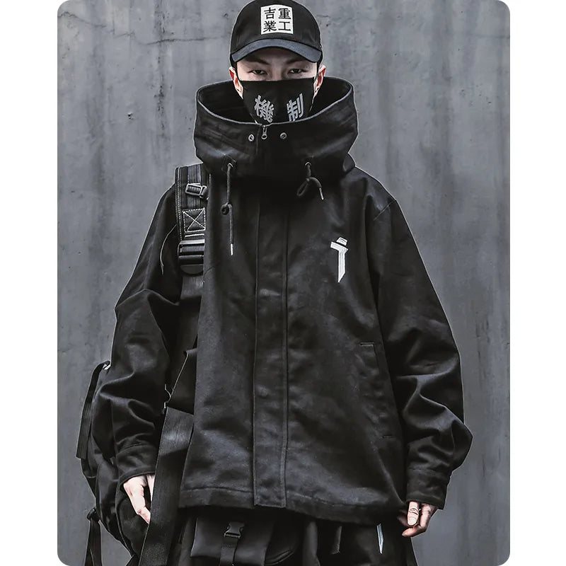 Oversize Gothic Hoodie - Jacket