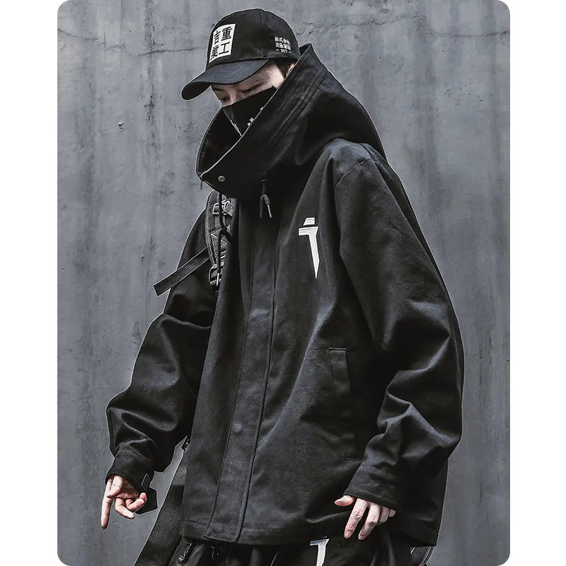 Oversize Gothic Hoodie - Jacket