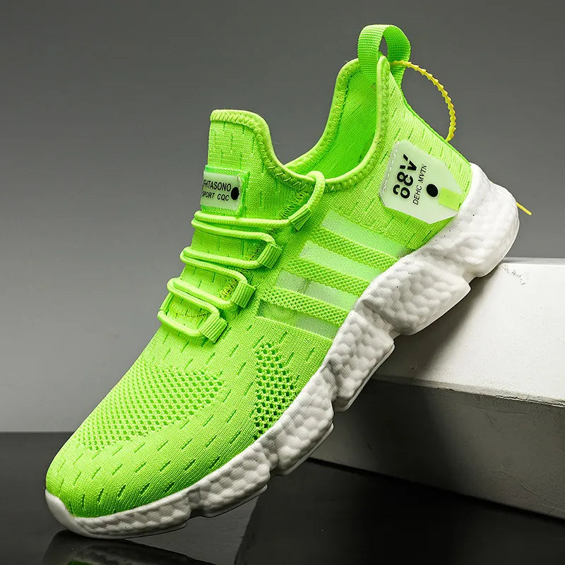 Zapatos de marca para Hombre, Zapatos informales ligeros, zapatillas de deporte para Hombre, Zapatillas de malla transpirables informales para correr deportes, Zapatos para correr para Hombre
