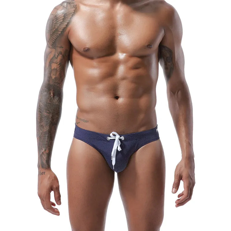 Sexy sólido biquíni roupa de banho dos homens cuecas de natação gay maiô terno sunga praia surf esporte aquático wear homem banho curto