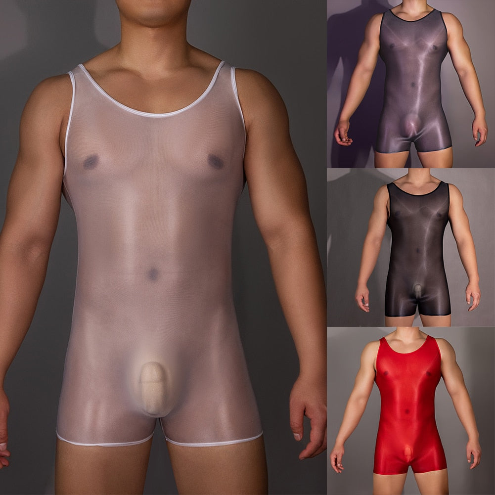 Men´s  Shiny Bodysuit