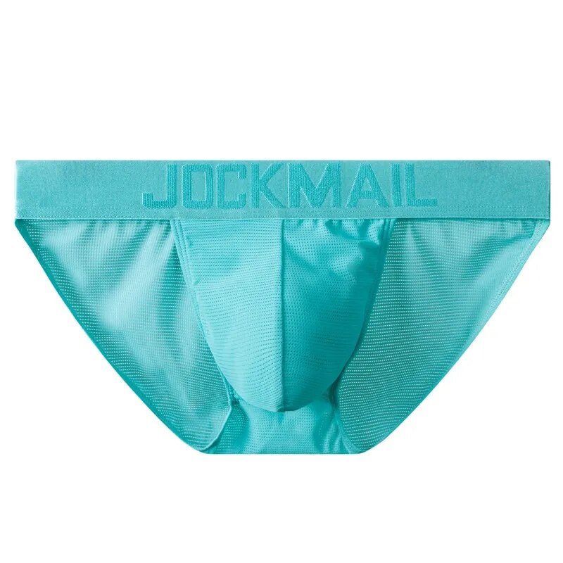 Jockmail masculino sexy roupa interior 2022 jockstrap malha bikini briefs masculino calcinha sissy gay tanga hombre calzoncillos desliza respirável