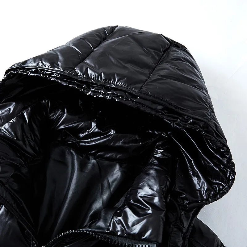 Shiny Down Puffer Jacket
